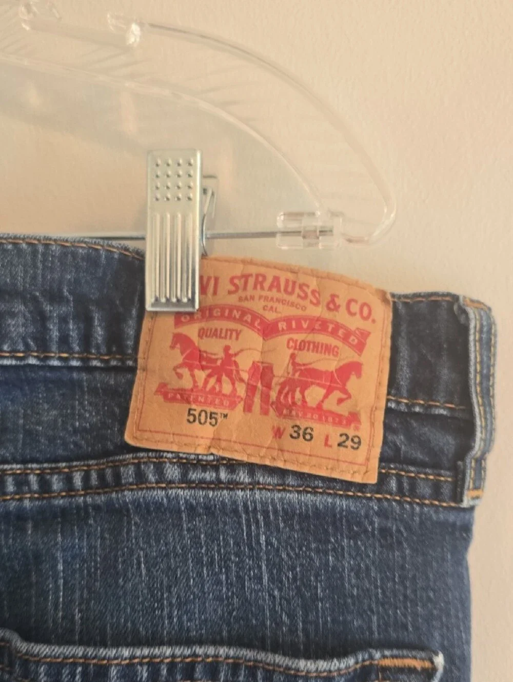 Levi's 505 Indigo Straight Men's Jeans